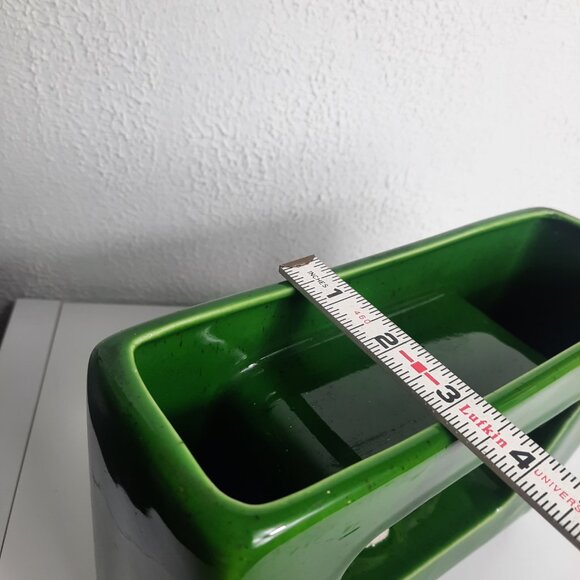 Vintage MCM Howard Pierce California USA Pottery Vase Bisque Horse Center #P-500 - Picture 3 of 13